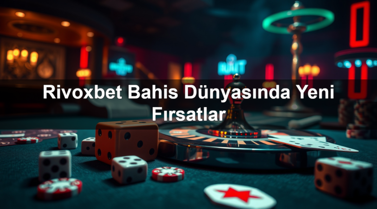 Rivoxbet Bahis Dünyasında Yeni Fırsatlar